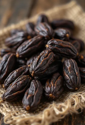 ฝักคารอบ (Carob) และเนื้อในที่ใช้ทำอาหาร