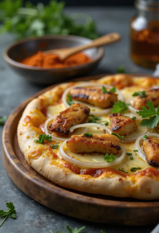 Pizza Ghanaian Style พร้อมเสิร์ฟ