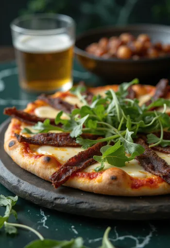 Pizza Sudafricana พร้อมเสิร์ฟ