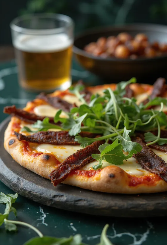 Pizza Sudafricana พร้อมเสิร์ฟ