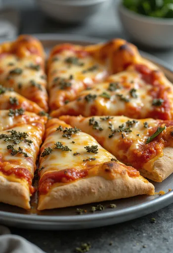 St. Louis Style Pizza แป้งบางและชีส Provel