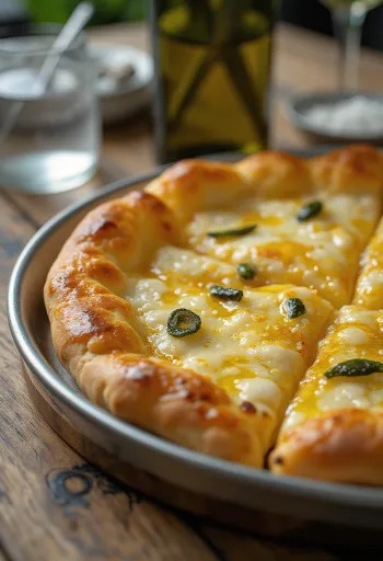 Pizza all’Olio กับน้ำมันมะกอกบริสุทธิ์พิเศษและสมุนไพร