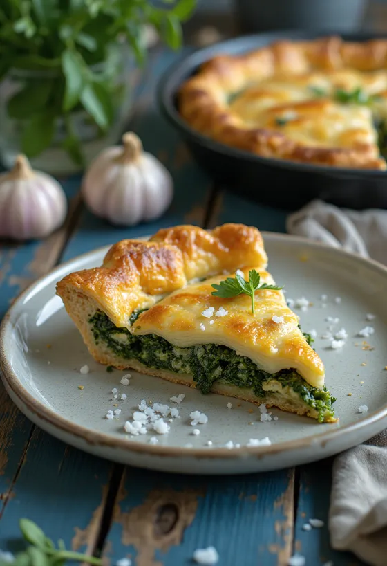 พายผักโขมเจ อบสดใหม่