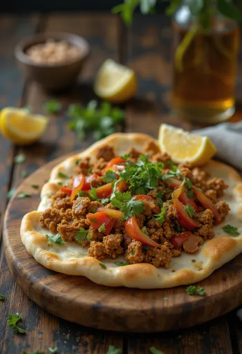 Lahmacun พร้อมเสิร์ฟ