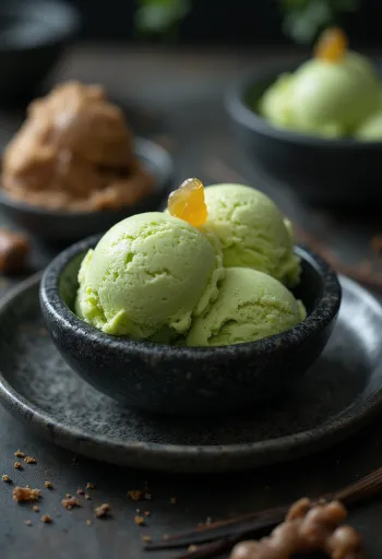 ไอศกรีมวาซาบิพร้อมเสิร์ฟ