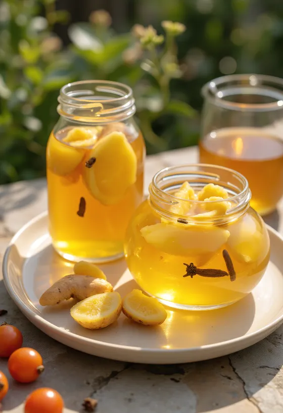 ใบพาสลีย์หวานอมเปรี้ยวในขวดโหล