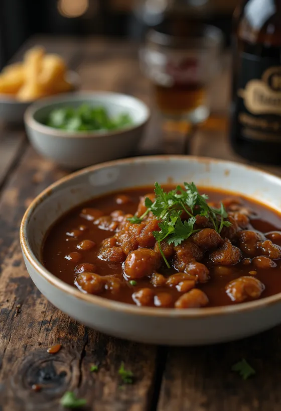 ซอสมะขามรสเผ็ด เสิร์ฟพร้อมเนื้อย่าง