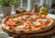 Pizza al Pomodoro Fresco พร้อมมะเขือเทศสดและมอสซาเรลล่า